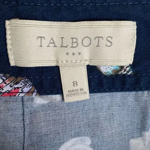 Talbots seashell print skirt size 8 - Picture 9 of 11